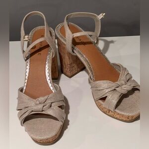 Rampage Block Heel Platform Sandal